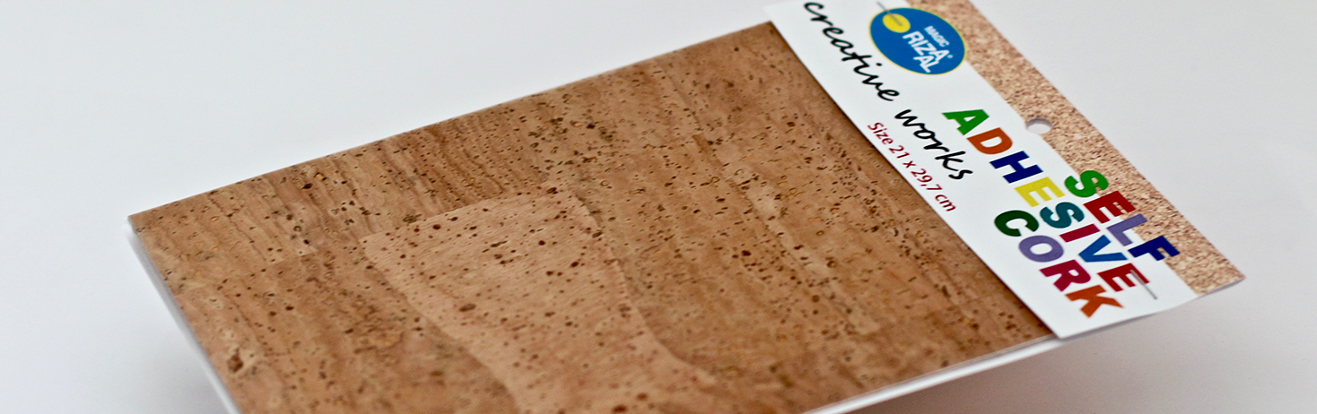 Self-adhesive Cork A4 - 21cm x 29,7cm.